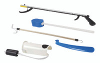 ADL Hip / Knee Equipment Kit FabLife™ Deluxe Reacher - 32 Inch Length / Shoehorn - 18 Inch Length / Dressing Stick - 24 Inch Length  (1/EA)