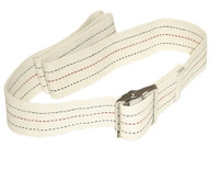 Gait Belt FabLife™ 54 Inch Length White / Pinstripe Cotton  (1/EA)