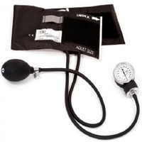 Manual Aneroid Sphygmomanometer Unit Nylon Cuff 25 to 40 cm Palm Aneroid  (1/EA)