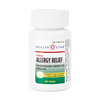 Allergy Relief McKesson Brand 4 mg Strength Tablet 100 per Bottle  (100/BT)