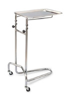 Mayo Instrument Stand McKesson 50 lbs. Weight Capacity 1 Tray 21 W X 20 D Inch 37 - 53 Inch 16-3/4 X 21-1/2 Inch  (1/EA)
