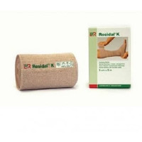 Compression Bandage Rosidal® K 4 Inch X 5-1/2 Yard Clip Detached Closure Tan NonSterile High Compression  (1/RL)
