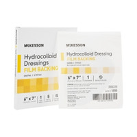 Hydrocolloid Dressing McKesson 6 X 7 Inch Sacral  (5/BX)