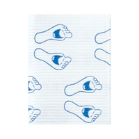 Procedure Towel PolyBack® 13 W X 19 L Inch Happy Feet Print NonSterile  (500/CS)
