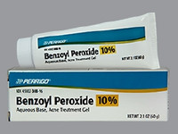 Benzoyl Peroxide 10% Gel Tube 60 Gram  (1/EA)