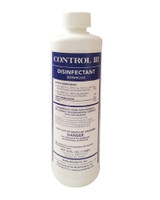 Control III® Disinfectant Germicide Surface Disinfectant Cleaner Quaternary Based Manual Pour Liquid Concentrate 16 oz. Bottle Benzaldehyde Scent NonSterile  (1/EA)
