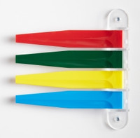 Exam Room Signal Flag Wall Mount 4 Flag 1-1/8 X 7 Inch  (1/EA)