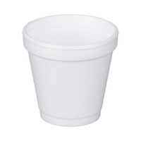 Drinking Cup Dart® 4 oz. White Styrofoam Disposable  (1000/CS)