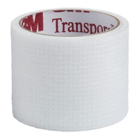 Medical Tape 3M™ Transpore™ White White 1 Inch X 1-1/2 Yard Plastic NonSterile  (100/BX)
