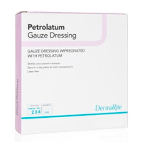 Petrolatum Impregnated Dressing DermaRite® Rectangle 3 X 9 Inch Sterile  (1/EA)