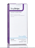 Skin Closure Strip StayStrips® 1/2 X 4 Inch Nonwoven Material Flexible Strip White  (1/EA)