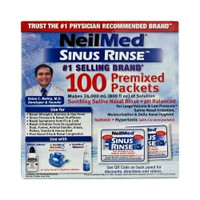 Saline Nasal Rinse Refill Kit Neilmed® Sinus Rinse™ 100 Packets  (100/BX)