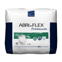 Unisex Adult Absorbent Underwear Abri-Flex™ Premium M1 Pull On with Tear Away Seams Medium Disposable Moderate Absorbency  (14/BG)