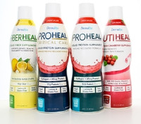 Oral Supplement FiberHeal™ Lemon Twist Flavor Liquid 30 oz. Bottle Protein  (6/CS)