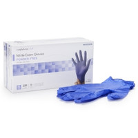 Exam Glove McKesson Confiderm® 3.0 X-Large NonSterile Nitrile Standard Cuff Length Textured Fingertips Blue Not Rated  (1/BX)