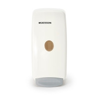 Hand Hygiene Dispenser McKesson White Plastic Manual Push 1000 mL Wall Mount  (1/EA)