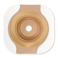 Ostomy Barrier New Image™ CeraPlus™ Precut, Extended Wear Adhesive Tape Borders 57 mm Flange Red Code System 1-1/8 Inch Opening  (1/EA)