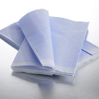 Stretcher Sheet Flat Sheet 40 X 96 Inch Blue Tissue / Poly / Tissue Disposable  (12/PK)
