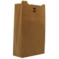 Grocery Bag Duro® Brown Kraft Recycled Paper #3  (500/CS)