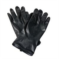 Utility Glove North™ Size 9 Butyl Rubber Black 11 Inch Beaded Cuff NonSterile  (1/PR)
