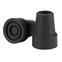 Crutch Tips, 7/8", Black, 1 Pair Crutch Tips, 7/8", Black, 1 Pair