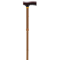 Lightweight Adjustable Folding Cane with T Handle, Bronze Lightweight Adjustable Folding Cane with T Handle, Bronze