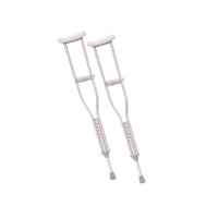 Walking Crutches with Underarm Pad and Handgrip, Youth, 1 Pair Walking Crutches with Underarm Pad and Handgrip, Youth, 1 Pair