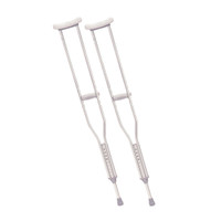 Walking Crutches with Underarm Pad and Handgrip, Tall Adult, 1 Pair Walking Crutches with Underarm Pad and Handgrip, Tall Adult, 1 Pair