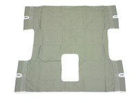 Bariatric Heavy Duty Canvas Sling with Commode Cutout