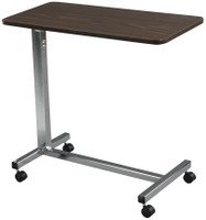 Non Tilt Top Overbed Table, Chrome Non Tilt Top Overbed Table, Chrome