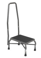 Heavy Duty Bariatric Footstool with Non Skid Rubber Platform and Handrail Heavy Duty Bariatric Footstool with Non Skid Rubber Platform and Handrail