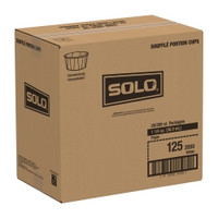Souffle Cup Solo® 1.25 oz. White Paper Disposable (M-1002347)