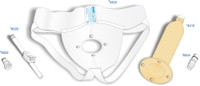 Male External Catheter Kit Urocare® Urinal 20 - 40mm Diameter Universal Suspensory Garment 26- 46 Inch Waist Latex,71112  (1/BX)