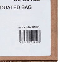 Sitz Bath McKesson Round Graphite Plastic 2000 mL Bag Graduated, 500 mL Increments up to 2000 mL (M-1028137)