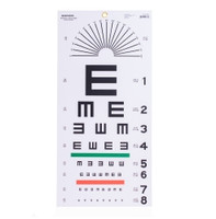 Eye Chart McKesson 20 Foot Distance Acuity Test (M-1038450)