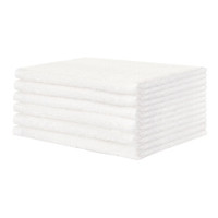 Washcloth LewJan 12 X 12 Inch White Reusable (M-1044574)
