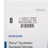Surgical Glove McKesson Perry® Performance Plus Size 8 Sterile Polyisoprene Standard Cuff Length Smooth Green Chemo Tested (M-1044724)