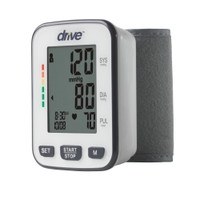 Home Automatic Digital Blood Pressure Monitor Drive™ Medium Cuff Cloth Fabric Cuff 13 - 22 cm Wrist,71492  (1/EA)