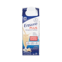 Oral Supplement Ensure® Plus Therapeutic Nutrition Vanilla Flavor Liquid 8 oz. Carton,71517  (1/EA)