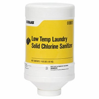 Laundry Sanitizer Low-Temp 4 lbs. Dispenser Bottle Solid Chlorine Scent,71707  (2/CS)