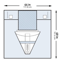 Obstetrics / Gynecology Drape McKesson Under Buttocks Drape 44 W X 40 L Inch Sterile (M-1101266)