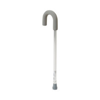 Round Handle Cane McKesson Aluminum 28-3/4 to 37-3/4 Inch Height Silver,71841  (1/EA)