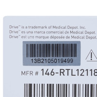 Wall Grab Bar McKesson Chrome Finish Knurled Steel (M-1103375) Wall Grab Bar McKesson Chrome Finish Knurled Steel (M-1103375)