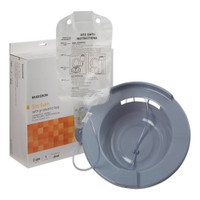 Sitz Bath McKesson Round Gray Plastic 2000 mL Bag Graduated, 500 mL Increments up to 2000 mL,71853  (1/EA)