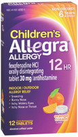 Children's Allergy Relief Children's Allegra® 30 mg Strength Tablet 12 per Box,71969  (1/EA)