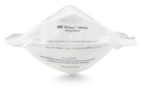 Particulate Respirator / Surgical Mask 3M™ VFlex™ Medical N95 Flat Fold Elastic Strap Small White NonSterile ASTM F1862 Adult,71988  (50/BX)