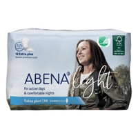 Bladder Control Pad Abena™ Light Extra Plus 13 Inch Length Moderate Absorbency Fluff / Polymer Core One Size Fits Most,72206  (200/CS)