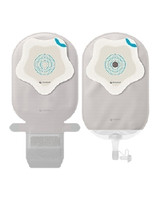 Ostomy Pouch SenSura® Mio Kids One-Piece System Mini Length 0 to 35 mm Stoma Drainable Star Shaped, Trim to Fit,72394  (10/BX)