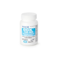 Stool Softener Tablet 100 per Bottle 100 mg Strength Docusate Sodium,72447  (1/BT)