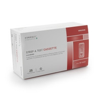 Respiratory Test Kit McKesson Consult™ Strep A Test 25 Tests CLIA Waived (M-1127458)